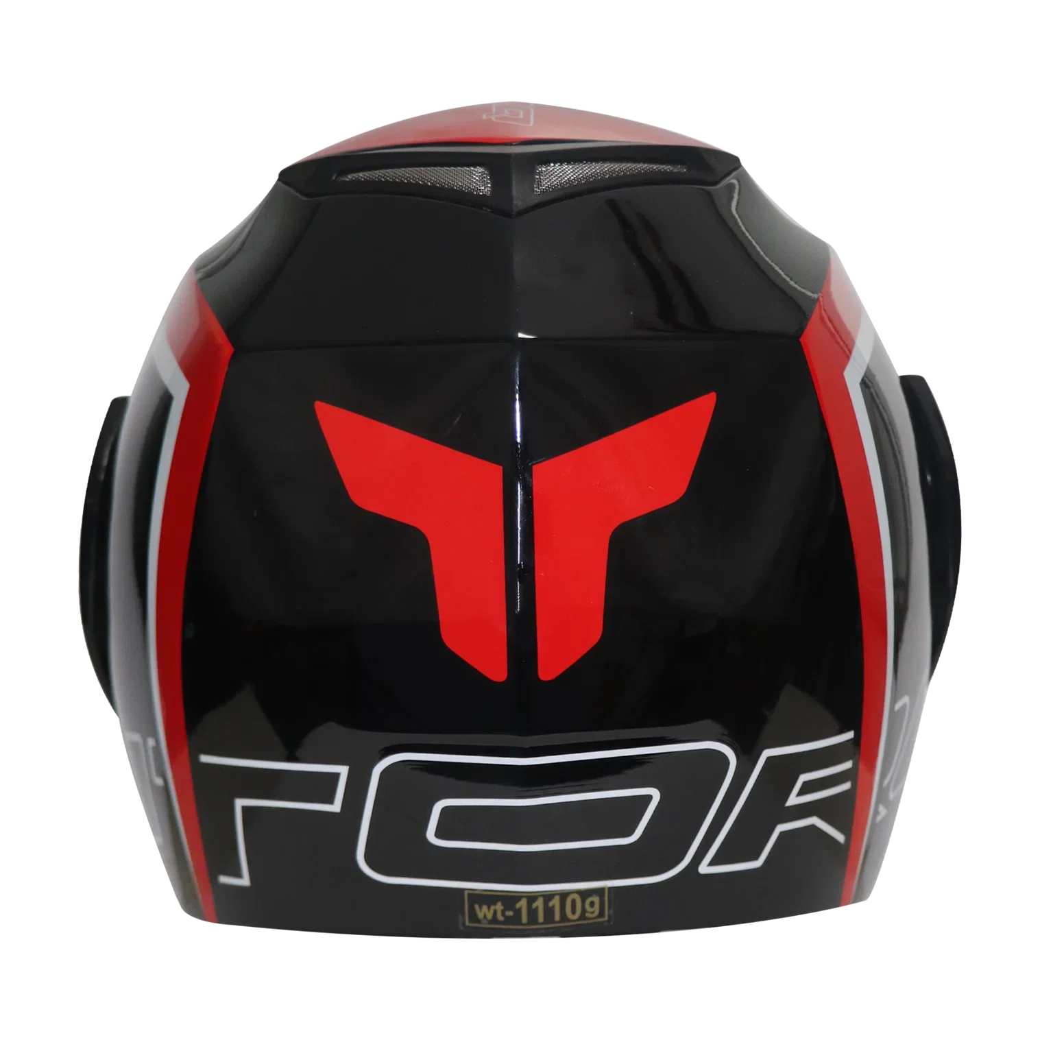 TVS Ntorq Edition Flip Up Helmet (Black Red) - Safety Meets Style