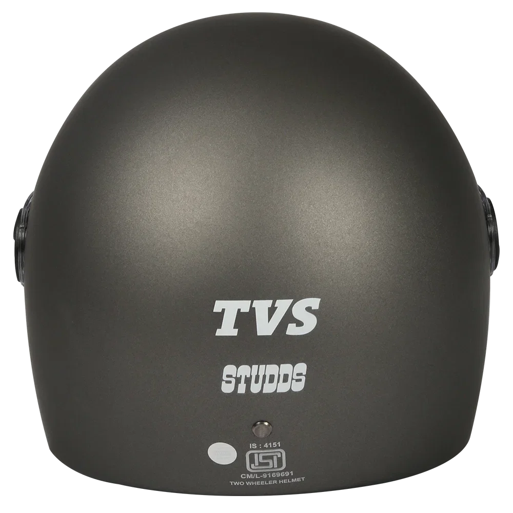 TVS Sil Met JL Full Face Helmet Grey | Premium Protection & Style