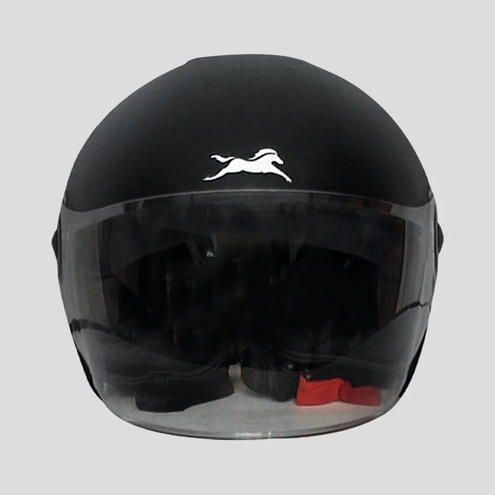 TVS Half Face Helmet Black HL – Stylish Protection & Comfort